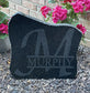 Personalized Split Murphy Monogram Granite Yard Stone