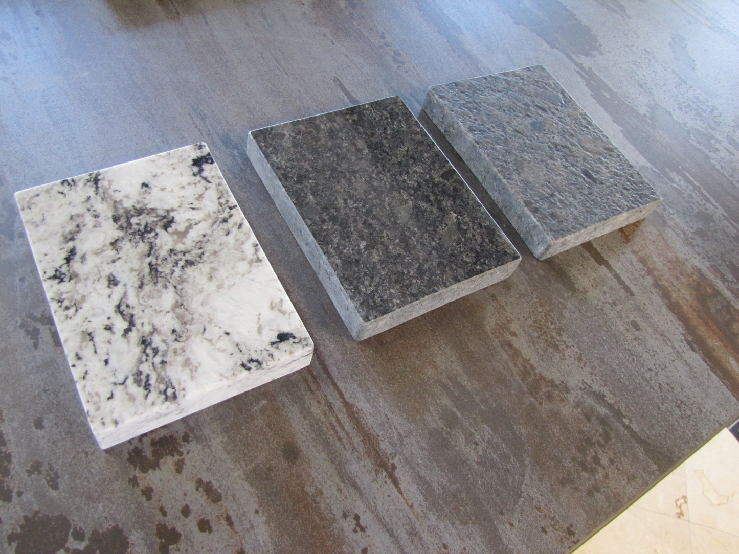 4 Granite Tooling Slabs - 6" x 8" - Leatherwork Pieces - Honed Edges - Natural Stone Slabs