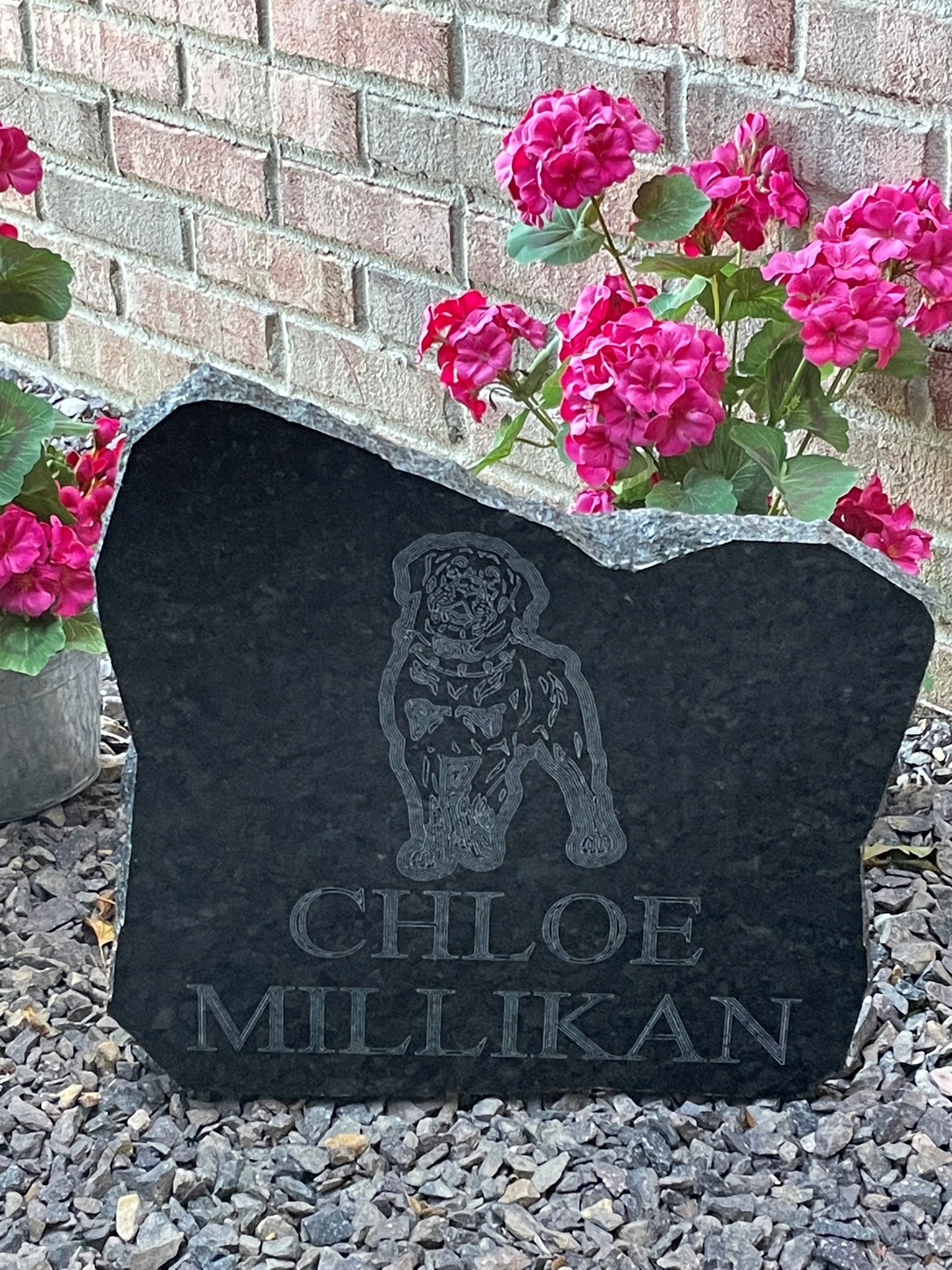 Personalized Engraved Granite Pet Memorial