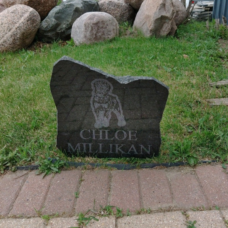 Personalized Engraved Granite Pet Memorial